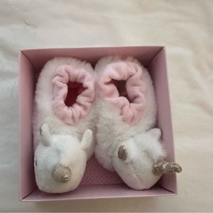 Unicorn slippers - brand new never used